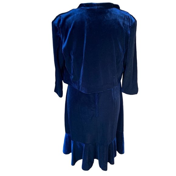 NWOT Vintage Velvet Babydoll Dress & Jacket Hoco Fairy Whimsigoth Sparkle-12P - Picture 10 of 16